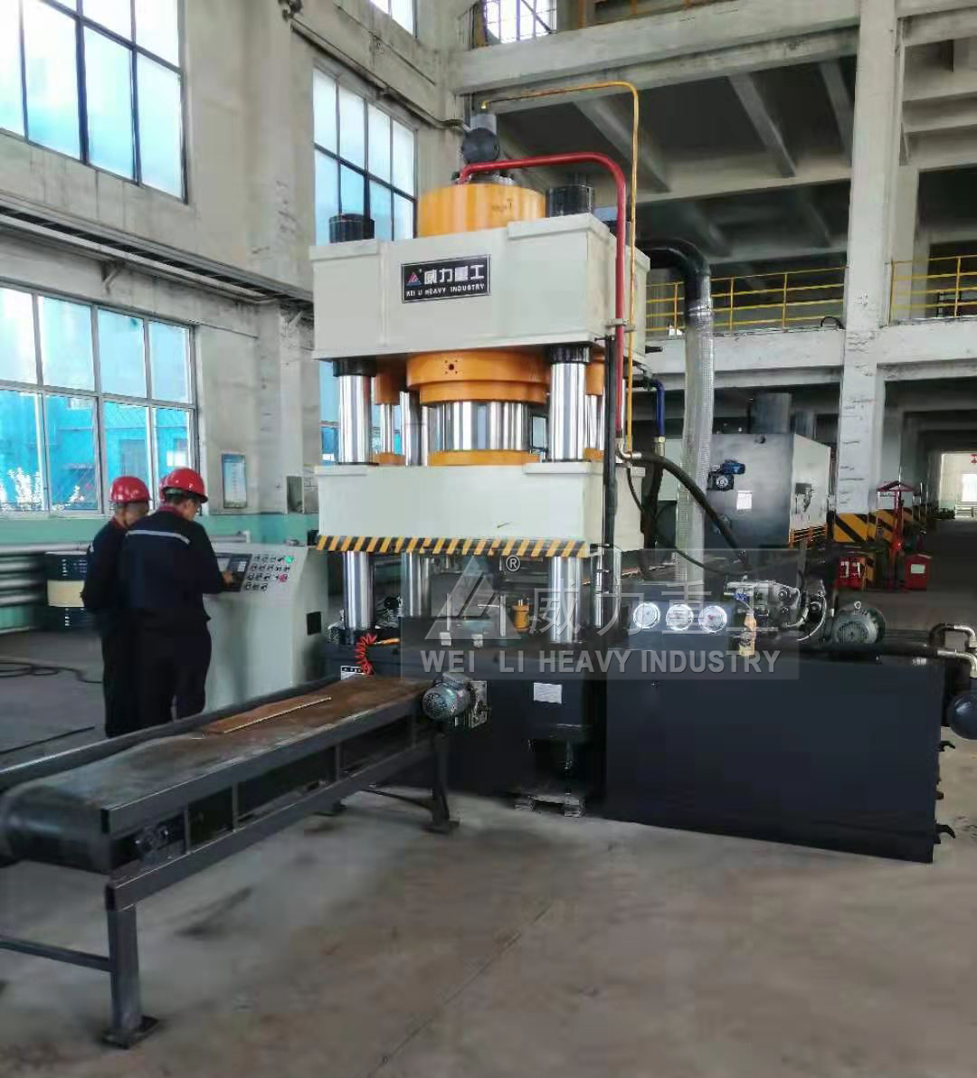315吨液压机生产锚杆托盘生产线